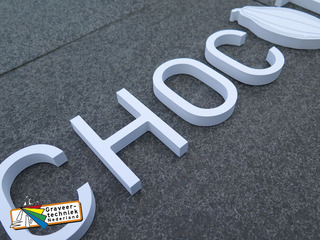 Letters pvc dikte 3mm-5mm-10mm of 19mm letters